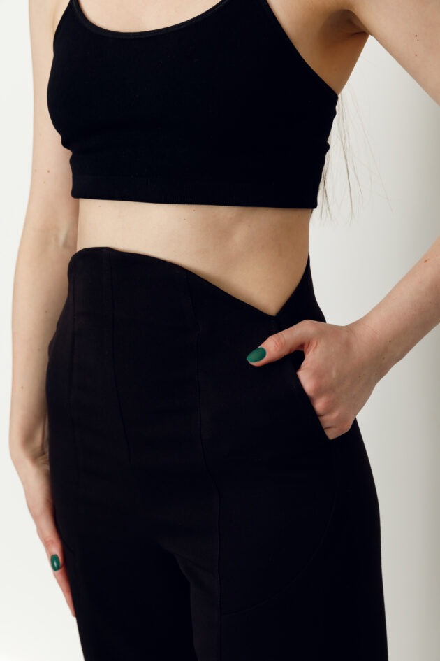 spodnie Dione black