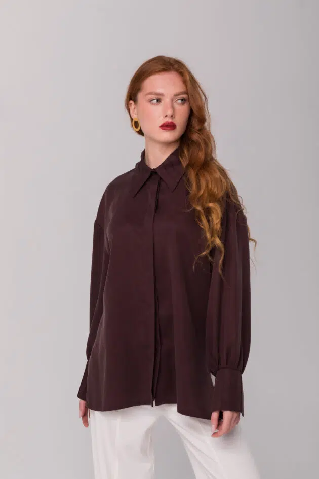 koszula ISIDIS dark brown