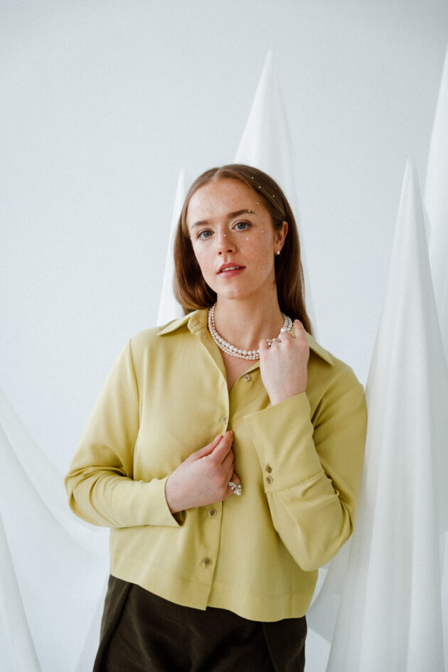 krótka koszula SPARK LIME